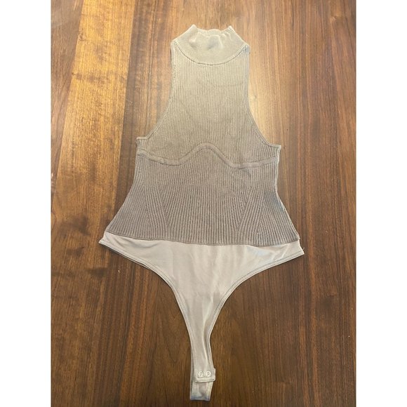 Michael Costello x REVOLVE Annalie Knit Bodysuit in Army Medium New AS-IS womens - Picture 6 of 12